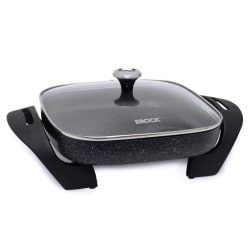 THE ROCK™ by Starfrit® Aluminum Nonstick Electric Skillet, 12-In., Black