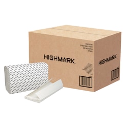 Highmark® C-Fold 1-Ply Paper Towels, Pack Of 200 Sheets