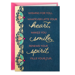 Hallmark Mother's Day Card (Whatever Lifts Your Heart)