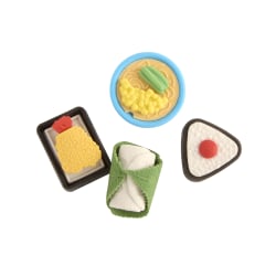 Office Depot® Brand Fun Erasers, Assorted Sushi, Pack Of 4 Erasers