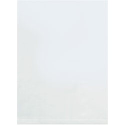 Partners Brand 3 Mil Flat Poly Bags, 24" x 24", Clear, Case Of 250