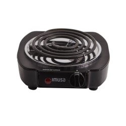 IMUSA Electric Single Burner, 1100-Watt, Black