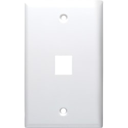 DataComm 20-3001-WH Keystone Faceplate - 1 x Socket(s) - White