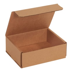 Partners Brand Corrugated Mailers, 2"H x 5"W x 6"D, Kraft, Pack Of 50 Mailers