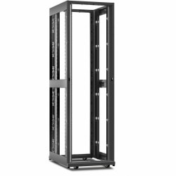 Schneider Electric NetShelter SX Rack Cabinet - For A/V Equipment - 42U Rack Height x 19" Rack Width - Floor Standing - Black - 2254.73 lb Dynamic/Rolling Weight Capacity - 3006.31 lb Static/Stationary Weight Capacity