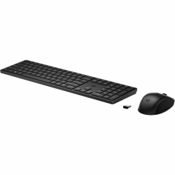 HP 655 Wireless Keyboard and Mouse Combo - USB Type A Plunger Wireless RF 2.40 GHz Keyboard - English (US) - 4R009A6ABA
