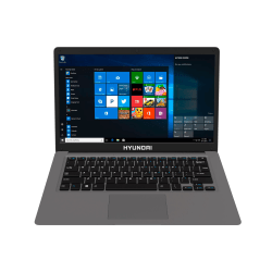 Hyundai HYbook Laptop, 14.1" Screen, Intel® Celeron®, 4GB RAM, 128GB eMMC Storage, Windows® 10, HT14CCIC44EGH