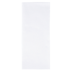 Linen-Like 1-Ply Napkins, 10" x 4-1/4", White, Case Of 300 Napkins