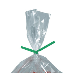Partners Brand Paper Twist Ties, 5/32" x 4", Green, Case Of 2,000