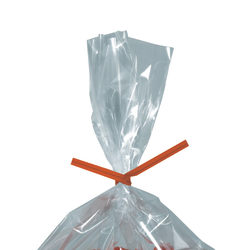 Partners Brand Paper Twist Ties, 5/32" x 4", Orange, Case Of 2,000