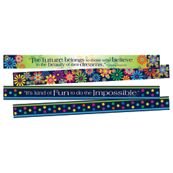 Barker Creek Double-Sided Border Strips, 3" x 35", Italy, Set Of 24