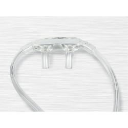 Medline Soft-Touch Oxygen Cannulas, Adult, Universal Connector, 14', Pack Of 50