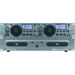 gemini CDX-2250I: DJ CD Media Player with USB - CD-R - CD-DA, MP3 Playback - 2 Disc(s) - Black