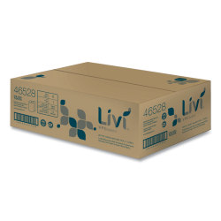 Livi® VPG Select Hard Wound Roll Towel, 1-Ply, 8" x 1,000 ft, White, 6 Rolls/Carton