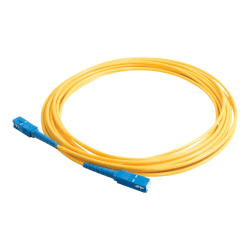C2G 2m SC-SC 9/125 Simplex Single Mode OS2 Fiber Cable - Yellow - 6ft - Patch cable - SC single-mode (M) to SC single-mode (M) - 2 m - fiber optic - simplex - 9 / 125 micron - OS2 - yellow