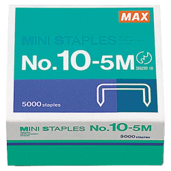 MAX Mini Staples, HD-10DF, 3/8"