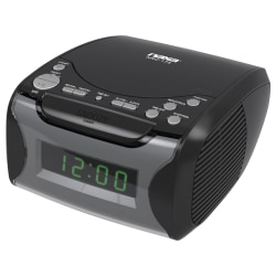 Naxa Digital Alarm Clock Radio and CD Player NRC175