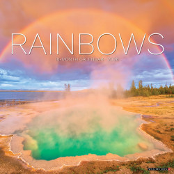 2026 Willow Creek Press Scenic Monthly Wall Calendar, 12" x 12", Rainbows, January To December, 55526