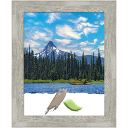 Amanti Art Dove Graywash Picture Frame, 28" x 34", Matted For 22" x 28"