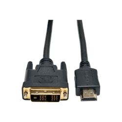 Tripp Lite HDMI To DVI Digital Video Cable, P566-006/F63178, 6', Black