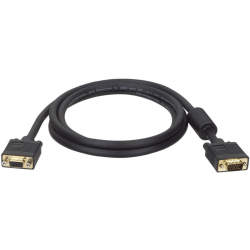 Eaton Tripp Lite Series VGA High-Resolution RGB Coaxial Cable (HD15 M/F)), 50 ft. (15.24 m) - VGA extension cable - P500050