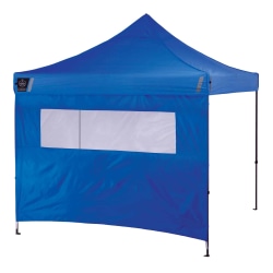 Ergodyne SHAX 6092 Heavy-Duty Pop-Up Tent Sidewall, Blue