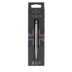 Parker® Jotter™ Ballpoint Pen, Medium Point, 0.7 mm, Stainless Steel Barrel, Blue Ink