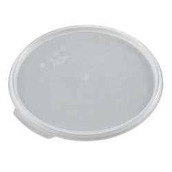 Cambro Seal Covers For 6-8 Qt Camwear Round Food Containers, Translucent, Pack Of 12 Covers