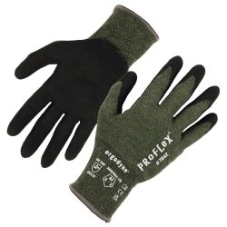 Ergodyne Proflex 7042 Nitrile-Coated Cut-Resistant Gloves, Green, X-Large
