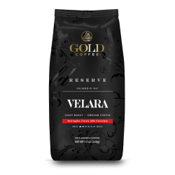 Gold Coffee Company Velara Blend, Ground Bean, 12 Oz, Total Qty 1