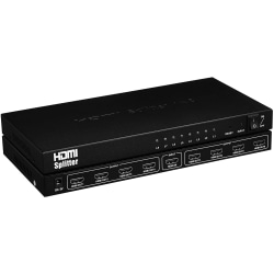 4XEM 8 Port high speed HDMI video splitter fully supporting 1080p, 3D - 4XHDMISP1X8