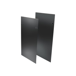 Tripp Lite Heavy Duty Side Panels for SRPOST50HD Open Frame Rack w/ Latches - Rack panel kit - side - black - 50U