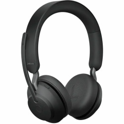 Jabra Evolve2 65 Headset - Mono - Wireless - Bluetooth - 98.4 ft - On-ear, Over-the-head - Monaural - Circumaural - Noise Canceling - Black