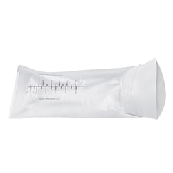 Medline Emesis Bags, Graduated, 1/20" x 5 1/2" x 7 1/2", Clear, 100 Bags Per Pack, Case Of 5 Packs