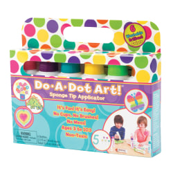 Do-A-Dot Art!™ Washable Brilliant Sponge Tip Markers, 6 colors