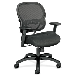 HON® Wave™ HVL712 Mid-Back Mesh Task Chair, Black