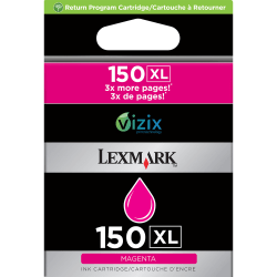 Lexmark™ 150XL Magenta High-Yield Ink Cartridge, 14N1798