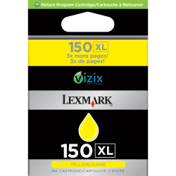 Lexmark™ 150XL Yellow High-Yield Ink Cartridge, 14N1799