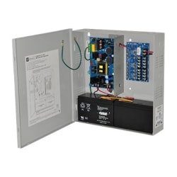 Altronix AL600ULPD8 Proprietary Power Supply - Wall Mount, Enclosure - 120 V AC Input - 12 V DC, 24 V DC Output - 8 +12V Rails