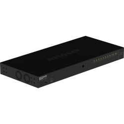 Netgear AV Line M4250-10G2F-PoE+ 8x1G PoE+ 125W 2x1G and 2xSFP Managed Switch (GSM4212P) - 10 Ports - Modular - 125 W PoE Budget - Optical Fiber, Twisted Pair - PoE Ports - 1U High - Rack-mountable