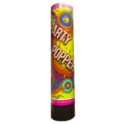 Quick Communication Corp. Confetti Party Popper, 8" x 2",Multicolor