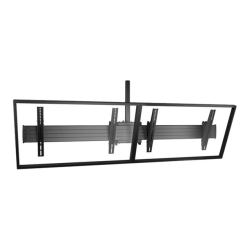 Chief Fusion 2x1 Menu Board Ceiling Display Mount - For Displays 40-55" - Black - Mounting kit (ceiling mount) - Large - for 2 flat panels - screen size: 40"-55" - TAA Compliant