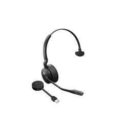 Jabra Engage 55 SE Headset - Mono - USB Type C - Wired/Wireless - DECT - 492.1 ft - 40 Hz to 16 kHz - Over-the-head, On-ear - Monaural - Supra-aural