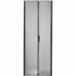 APC NetShelter SX Wide Perforated Split Doors - Black - 85.9" Height - 23.6" Width - 1" Depth