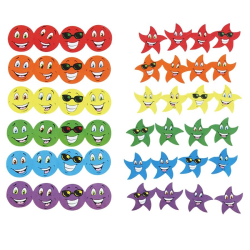 TREND Stinky Stickers, Smiles And Stars, Assorted, Pack Of 648