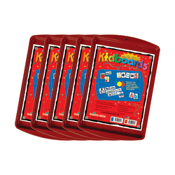 Barker Creek® Magnets, Learning Magnets®, Kidboard™, 9"H x 13"W, Grades Pre-K-6, Red, Pack of 5
