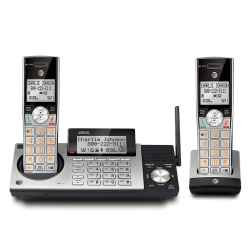 AT&T CL83215 2 Handset DECT 6.0 Cordless Phone with Digital Answering System
