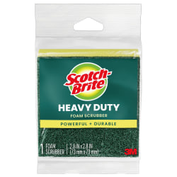 Scotch-Brite® Heavy Duty Foam Scrubber, 1 Kitchen Foam Scrubber for Cleaning Around the Home, Bathroom and More