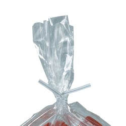 Partners Brand Plastic Twist Ties, 5/32" x 12", White, Case Of 2,000