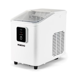 Igloo 26 Lb Self-Cleaning Ice Maker, White, Total Qty 1